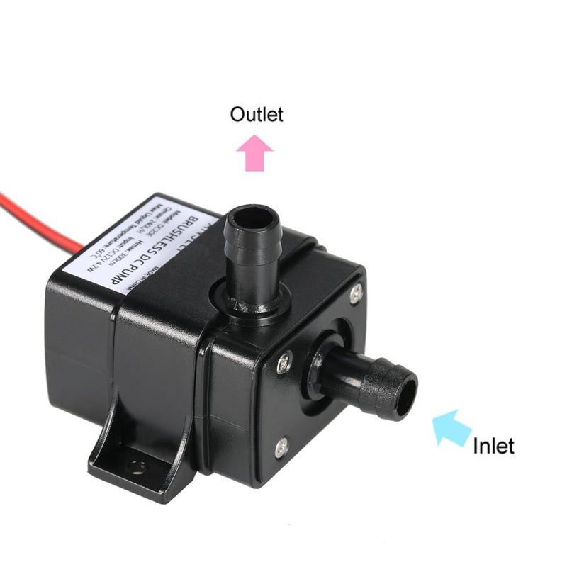 Anself Mini Submersible Water Pump for Fish Tank Aquarium Fountain Flowerpot DC12V 4.8W - Image 5